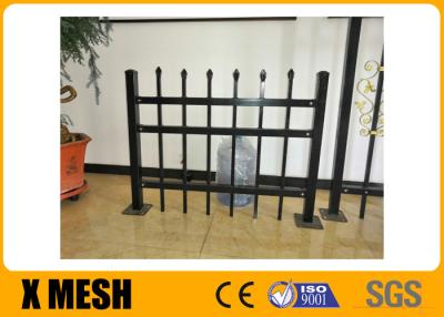China 48'' Commercial Wrought Iron Fence ASTM F2408  Powder Coated for sale