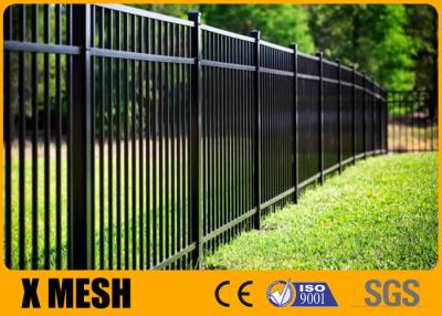 China E Coat Security Metal Fencing ASTM F2408 Steel Picket Fence for sale