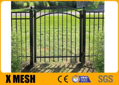 China 25x25mm Picket Security Metal Fencing 6 Point Welds For Garden for sale