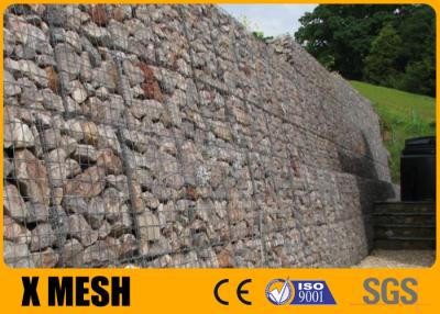 China 50x50mm Wire Mesh Baskets Retaining Walls Hot Galvanized for sale