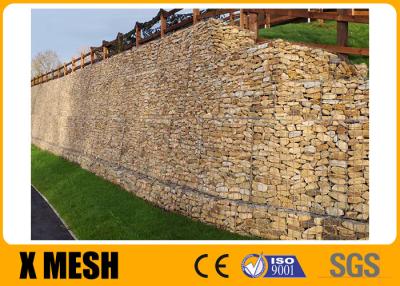 China ASTM A974 PVC Coated Gabion Wire Mesh 80x120mm Protection Engineering for sale