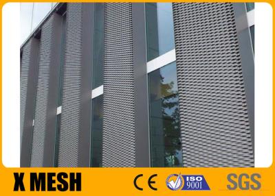 China 2mm Architectural Expanded Metal Mesh Cladding 10mm*40mm Hole for sale