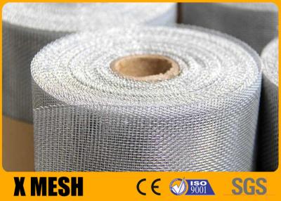 China 16X14 Wire Mesh Aluminum Window Screen Roll 25m Plain Weave for sale