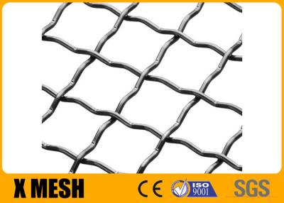 China Length 3m Woven Stainless Steel Crimped Wire Mesh Panels ASTM A853 for sale