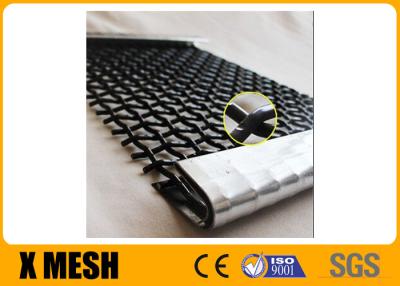 中国 ワイヤーDia 10mmの65Mn黒によって編まれる金網シートは上塗を施してある粉にする 販売のため