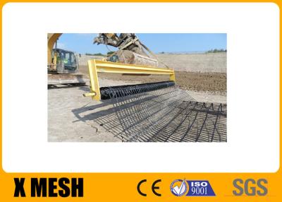 China ASTM D4595 Plastic Mesh Netting TE FGP TE FGC Fiberglass Geogrids for sale