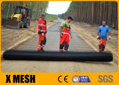 China 4x10m Black Plastic Mesh Netting Roll ASTM D7737 For Municipal Project for sale