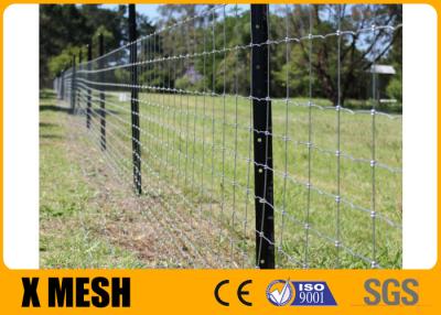 China Wire 2.0mm Metal Farm Fence ASTM A121 Hinge Joint Field Fence for sale