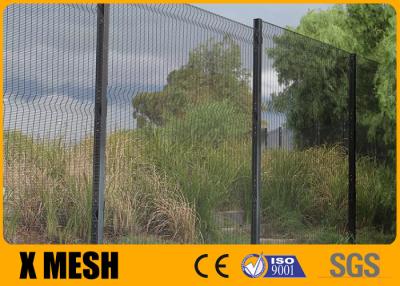 China Hot Dip Galvanized Anti Climb Mesh Fence 6000mm Height For High Security Prison Field for sale