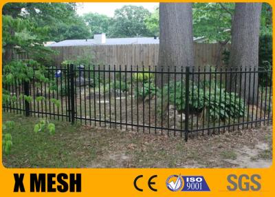 China Aluminium Alloy 2.4x2m Security Metal Fencing Maintenance Free Garden Balcony for sale