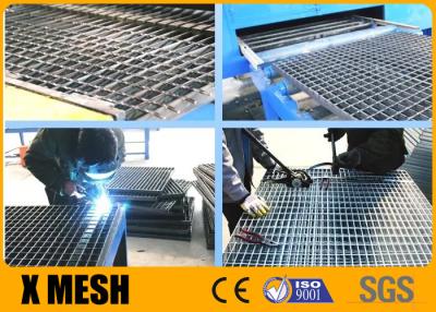 China Astm A121 Standard Plain Steel Grating Pharmacy Industry Using Cross Bar Pitch 100mm for sale