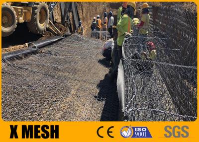 China En 10223-3 Standard Hexagonal Gabion Mesh 3.2mm Selvedge Wire For Dam Protection for sale