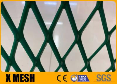 China 16 Ga Powder Coated Expanded Metal Mesh 0.5 Inch Hole Size 48 Inch Width for sale