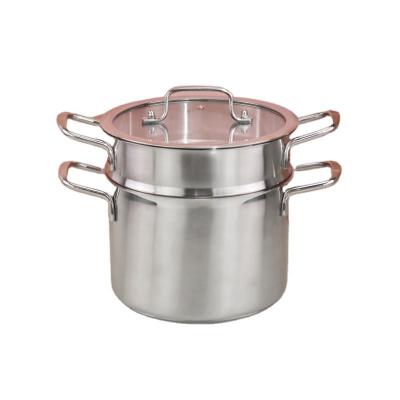 China Multifunction Spaghetti Kitchen Soup Pots Stainless Steel  With Strainer Insert for sale
