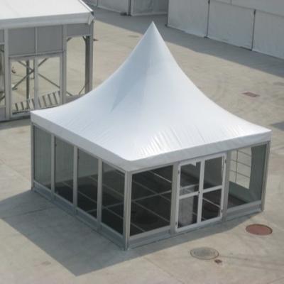China Pogada Aluminum Frame Tent With Glass Walls Party Events Customed for sale