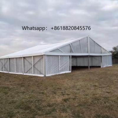 China Marquee Transparent Clear Roof Wedding Tent 10m Height Aluminum 6061 / T6 for sale