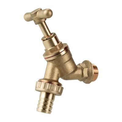 China Stop Structure Garden Brass Bibcock Valve Hose Union Connect 1/2 Inch for sale
