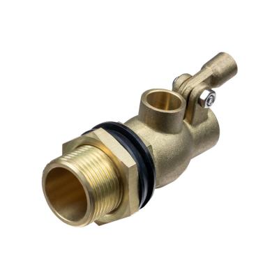 China China Brand  Float Switch Water Tank Straight Valve Type Stainless Steel Float Ball Switch DN15 Brass Float Ball Valve for sale