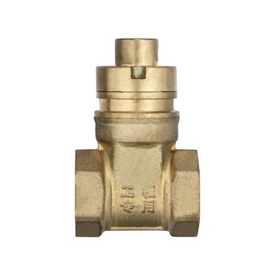 China 1/2In 20mm BSP Thread Water Media Brass Magnetic Locable Valve for sale