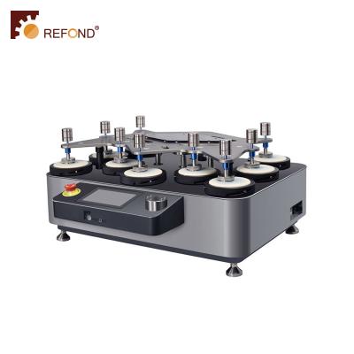 China Stainless Steel Martindale Abrasion Tester With 9 Heads for sale