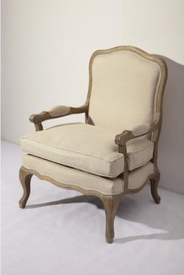 中国 手は木の装飾された生地の居間の家具の単一の肘掛け椅子を切り分けました 販売のため