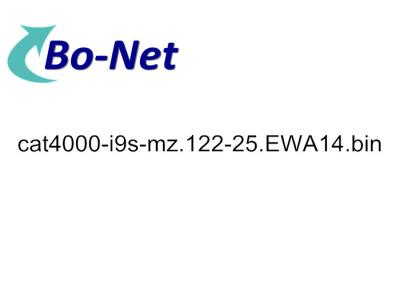 China Software de Cisco de la pequeña empresa que autoriza Cat4000-I9s-Mz.122-25.EWA14.Bin en venta