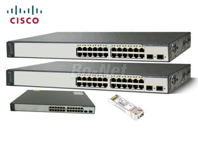 China O interruptor de Cisco WS-C3750V2-24TS-S 24port 10/100/1000M controlou novo original da série do interruptor de rede C3750V2 à venda