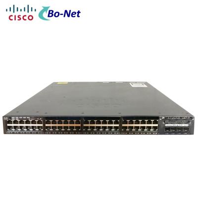 China El puerto 48 PoE de Cisco WS-C3650-48PS-L 3650 4x1G Uplink el interruptor de dispositivo bajo del establecimiento de una red del LAN en venta