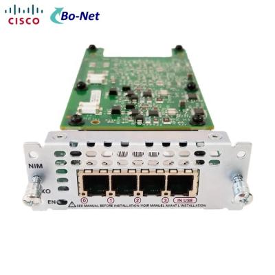 China Plug In Cisco Transceiver Module 4 Ports Networking Voice Interface Hub Card NIM-4FXO for sale
