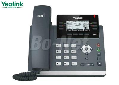 China 12 Line HD Video Conference Cisco IP Phone SIP-T42G Yealink Linux Operating System for sale