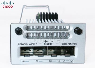 China Metal a rede usada material do interruptor C3850-NM-2-10G 2 X 10GE do catalizador 3850 dos módulos de Cisco à venda