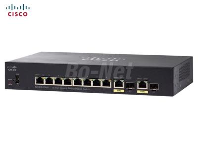China Interruptor controlado porto SG350-10MP-K9-CN Cisco SG350-10MP de Gigabit Ethernet dos bens 10 à venda