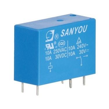 China Original New 12v Magnetic Latching Relay 5 Pin SANYOU SMI-S-124L for sale