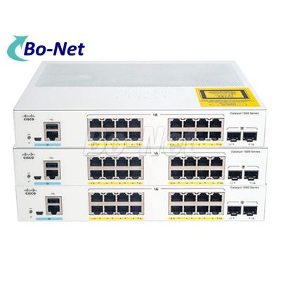 中国 NEW Cisco C1000-16P-2G-L 16x10/100/1000  Ethernet PoE+ports and 2x 1GSFP network Switch  販売のため