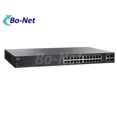 中国 New Cisco SF220-24P-K9-CN 24 ports 10/100 PoE Smart Plus Switch Small business network switch 販売のため