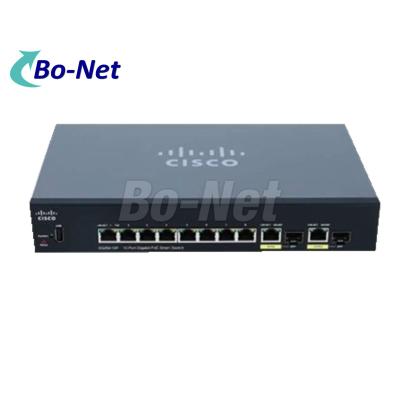 China Original CISCO SG250-10P-K9-CN 10/100/1000 with 10-port Gigabit PoE Network Switch à venda