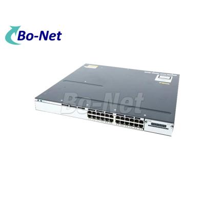 China Cisco New in Box WS-C3750X-24T-E 24-port core Layer 3 Gigabit network switch en venta