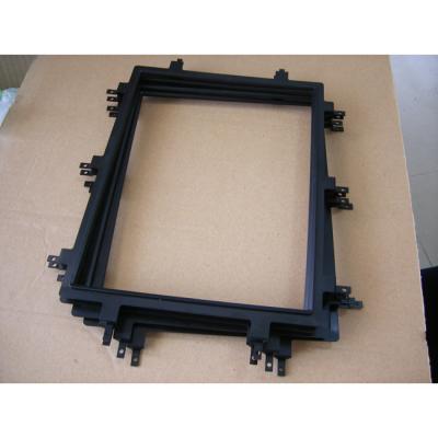 China Experienced Single Shot Injection Molding Services For Texture Finish Black ABS LCD Bezel for sale