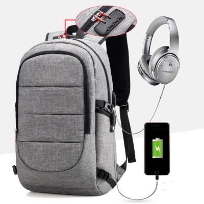 China Anti Theft Anti Theft USB Backpack Backpack Filler Notebook Bags Business Laptop Backpack for sale