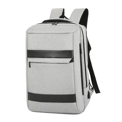 China 2020 New Design USB 3 Compartment Laptop Bag Changing Left Backpack Large Space Backpack Waterproof Computer Backpack for sale