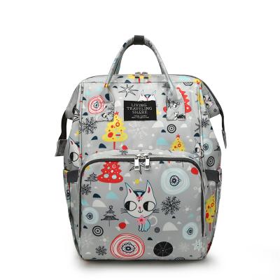 China Customized Waterproof Mom Baby Backpack Diaper Baby Carrier Diaper Bag Oxford Manufacturer Mummy Bags Waterproof Wet Bag for sale