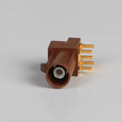 China Post Terminal PCB Mount Fakra Connector Male 4 Stud For Analog Radio 335V for sale