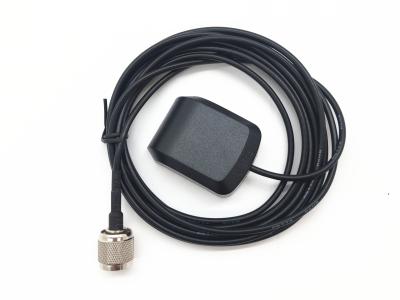 China TNC Male Connector Portable Car GPS Antenna , Vehicle Gps Antenna With RG 174 3 M Cable for sale