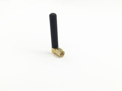 China Black Right Angel Omni Directional WiFi Antenna 2400-2500 Mhz Frequency for sale
