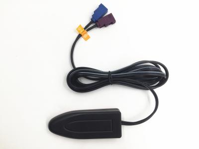 China GPS + 4G Combine 2 In 1 Antenna Fakra Connector RG174 2M Length In Black for sale