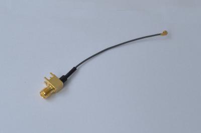 China Extension  RF Cable Assembly SMA Female To UFL Plug RF 1.13 Cable for sale