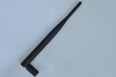 China 2.4G 5dB External Ruber Duck Antenna Black SMA Connector for sale