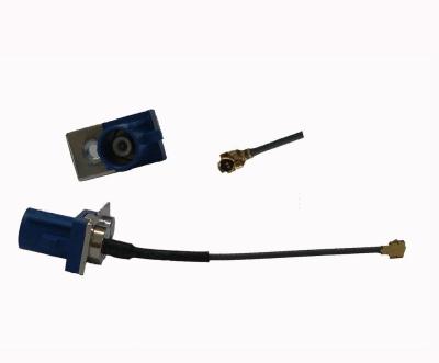 China Fakra Connector Assembly UFL connector With SMB Type C RF 1.13 Cable for sale