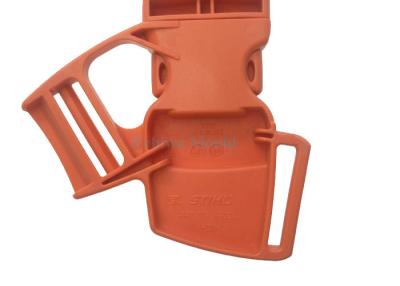 Chine La boucle en plastique orange de courroie de moulage par injection de précision pour la ceinture/sac de sac à dos partie des accessoires à vendre