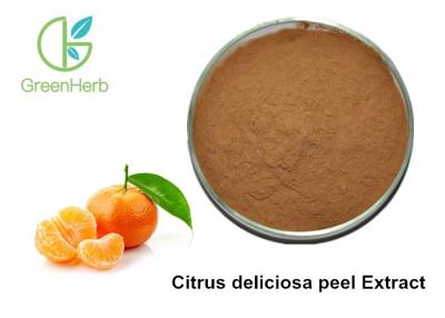 China Brown Yellow Citrus Peel Powder / Citrus Extract Powder Increases Metabolism for sale